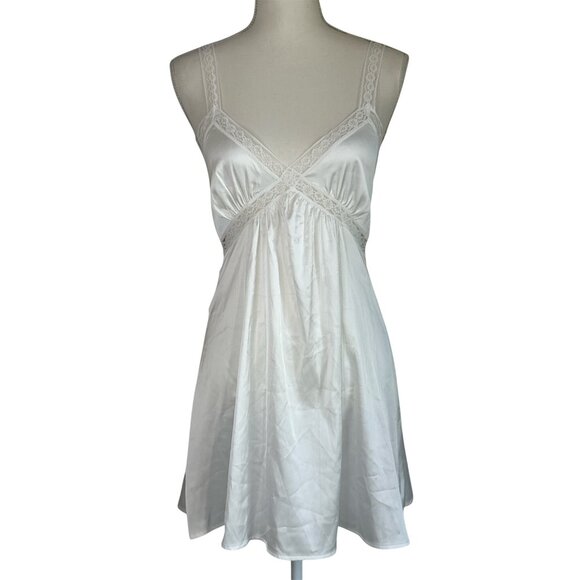 KAT THE LABEL Capri Slip in Ivory Small New Womens Tank Mini Lingerie Lace - Picture 5 of 14